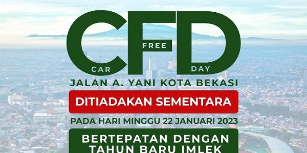 Kota Bekasi Hentikan Car Free Day, Ini Alasannya