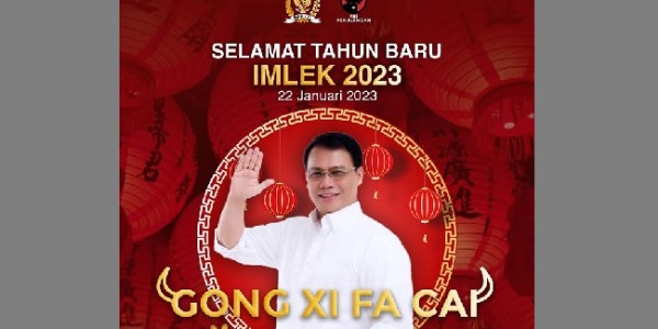 Ahmad Basarah Sebut Peran Sejumlah Presiden dalam Peringatan Hari Imlek