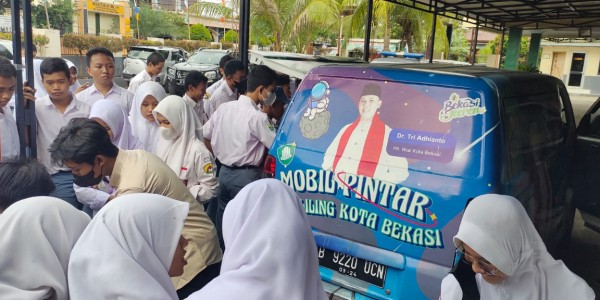 Lewat Perpus Keliling Diharapkan Bisa Tingkatkan Minat Baca Pelajar