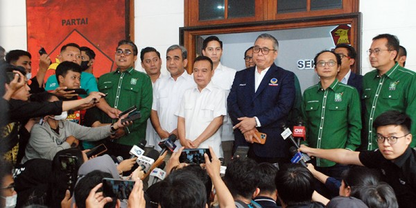 Partai NasDem Sambangi Sekber Gerindra-PKB, Menuju Koalisi Perubahan Indonesia Raya