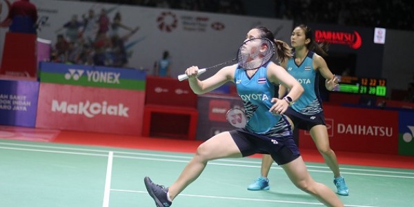 Jongkolphan/Rawinda Tumbangkan Apri/Fadia di Indonesia Master