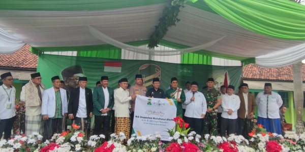 PC Kabupaten Bekasi Launching Madrasah Aliyah Unggulan NU KH R Makmun Nawawi
