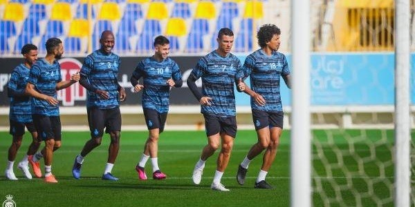 Hadapi Al Fateh Malam Ini , Pemain Al Nassr Gelar Latihan Akhir
