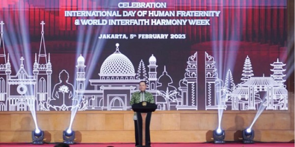 Peringati Hari Persaudaraan & Kemanusiaan Dunia, Ketua MPR RI Ajak Perkokoh Semangat Kerukunan Antar Umat Beragama