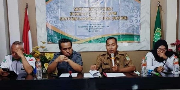 Desa Sukadami Tetapkan 50 Orang Penerima BLT