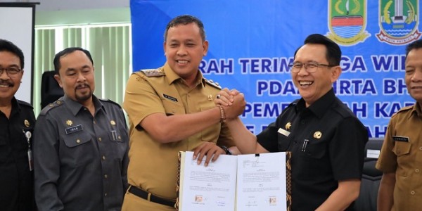 Tiga Wilayah PDAM Tirta Bhagasasi Diserahkan ke Kota Bekasi