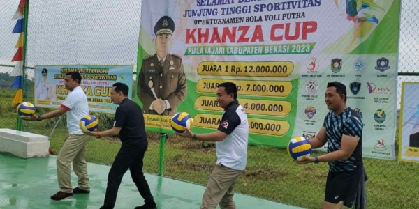 Dani Ramdan Sambut Baik Digelarnya Turnamen Bola Voli Khanza Cup Piala Kajari