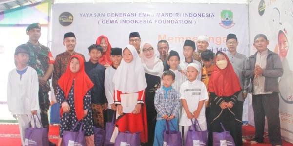 Wiwiek Apresiasi Kegiatan Sosial Yayasan Gema Indonesia