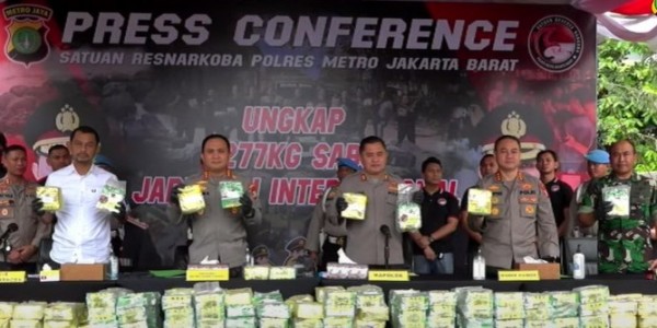 Sabu Senilai Rp 415 Miliar Disita dari Jaringan Internasional, Enam Pelaku Ditangkap