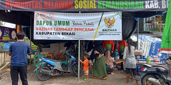 Baznas Bekasi Dirikan Dapur Umum di 8 Kecamatan