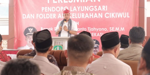 Resmikan Gedung di Bantar Gebang, Tri: Rawat Fasilitas Ini