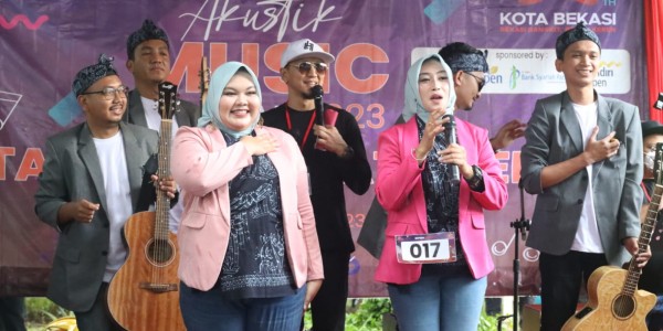 Meriahkan HUT Kota Bekasi ke-26, BPKPSDM Gelar Akustikan Antar Perangkat Daerah