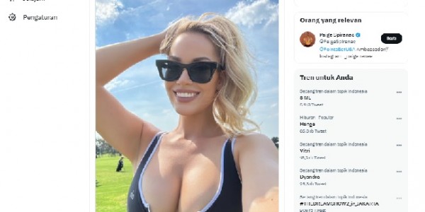Postingan Foto Paige Spiranac Bikin Penggemar Salting dan Gemeteran