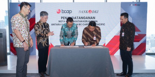 Akselerasi Bisnis Pembayaran Digital, Bank DKI Gandeng BC Card Asia Pacific