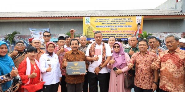 Resmikan Pembangunan di Bekasi Timur,  Warga Diminta Jaga Fasilitas Jangan Sampai Terbengkalai