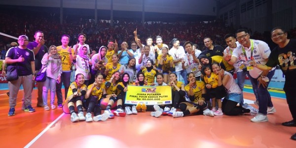 Kalahkan Jakarta Pertamina Fastron 3-1, Bandung BJB Tandamata Juara Putaran Final Four Proliga 2023