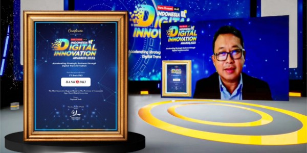 Go Digital Bank DKI Raih Penghargaan Indonesia Digital Innovation Awards 2023