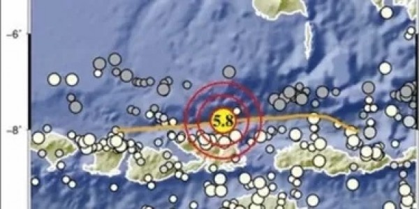 Gempa Bumi Magnitudo 5,8 Guncang Kabupaten Bima