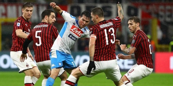 Leg Pertama Liga Champions, Milan Menang Tipis Atas Napoli