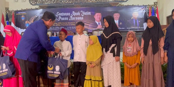 NasDem Kabupaten Bogor Gelar Konsolidasi dan Santunan Anak Yatim
