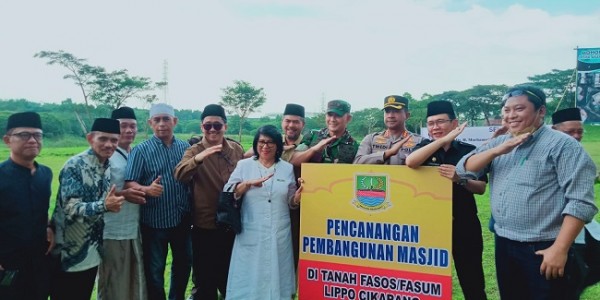 Bangun Masjid Lippo Cikarang, Pj Bupati: Oase Spiritual di Tengah Kawasan Industri