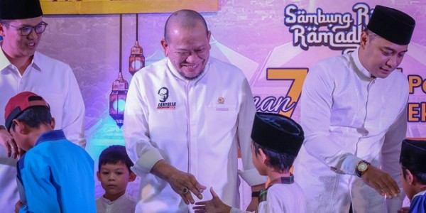 Apresiasi Warung Pancasila, Ketua DPD RI Dorong Kolaborasi KADIN, HIPMI dan Pemkot Bangun Surabaya