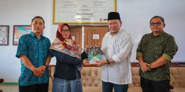 Cek Kesiapan KPUD Banyuwangi, LaNyalla Singgung Sistem Pilpres Liberal 