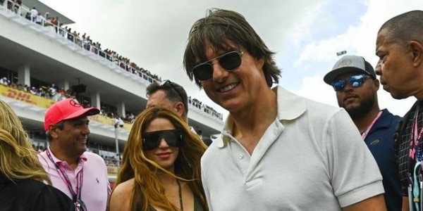 Ditemani Tom Cruise, Shakira Nikmati Miami GP bersama Buah Hatinya 