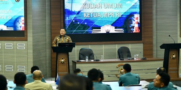 Sampaikan Kuliah Umum di Seskoal, Ketua MPR RI Ingatkan Ancaman Geopolitik Global