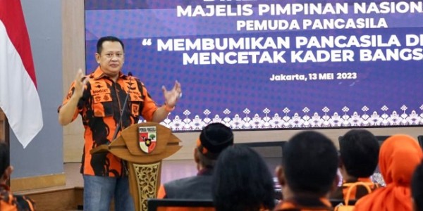 Buka Diklat Kaderisasi Kualifikasi Utama MPN Pemuda Pancasila, Bamsoet Ingatkan Jangan Pecah Karena Pilpres