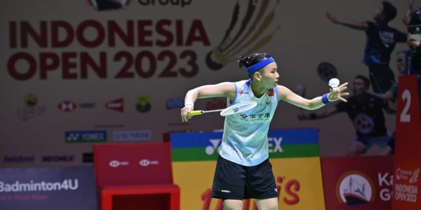 Indonesia Open 2023, Tai T.Y  Tumbangkan Han Yue Dua Gim Langsung