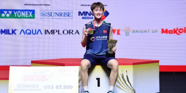 Kalahkan Marin, Chen Yu Fei Juara Indonesia Open 2023 Sektor Tunggal Putri