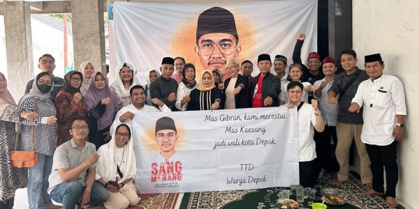 Relawan Klaim Warga Restui Kaesang Maju di Pilwalkot Depok