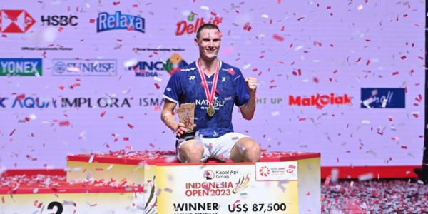 Kalahkan Ginting, Viktor Axelsen Juara Indonesia Open 2023 Sektor Tunggal Putra