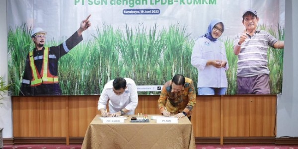 LPDB-KUMKM MoU dengan PT Sinergi Gula Nusantara Dukung Ketahanan Pangan