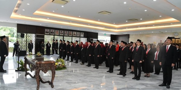 Dilantik, 127 Pejabat Fungsional Diminta Amanah dan Jaga Kepercayaan Pimpinan