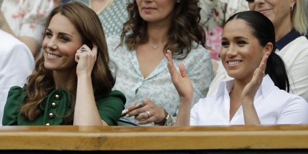 Sahabat Meghan Markle Duduk Tak Jauh dari Kate Middleton di final Wimbledon