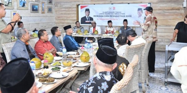 HNW Shilaturahim Keummatan dan Kebangsaan Dengan Para Pendeta dan Tokoh Lintas Agama di Manado, untuk Kuatkan NKRI