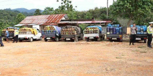 Renyeludupan Ribuan Tabung LPG 3 Kg di Konawe Berhasil Digagalkan