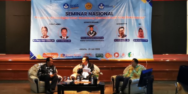 Universitas Borobudur Gelar Seminar Tentang Penggunaan Sistem Digital untuk Mendukung Ekonomi Kreatif yang Berkelanjutan