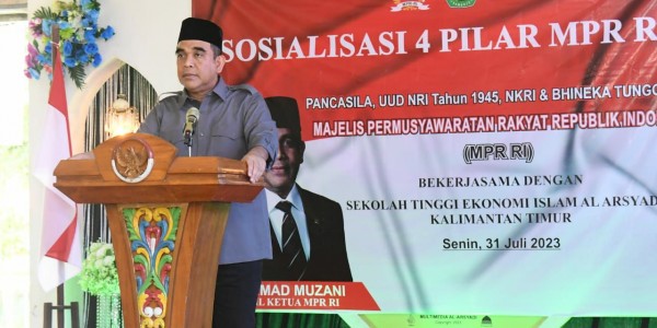 Titip Pesan Persatuan dan  Empat Pilar, Ahmad Muzani Ajak Para Santri Bijak Dalam Menentukan Pilihan Di Pemilu 2024