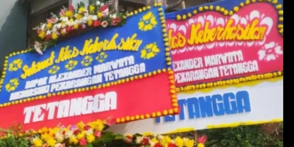 Karangan Bunga yang Dikirim ke KPK Usai OTT Basarnas Merendahkan Hukum