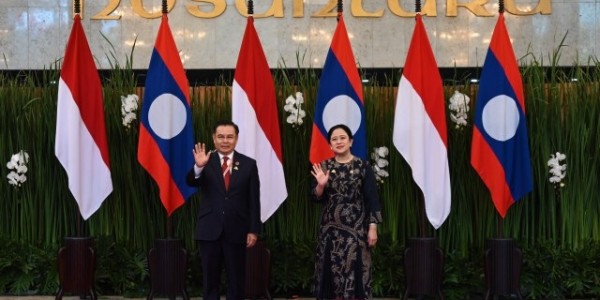 Puan Terima Kunjungan Ketua Parlemen Laos di Gedung DPR RI