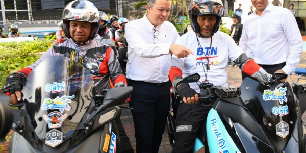 Dukung UMKM dan Pariwisata, BTN Lepas Komunitas Touring