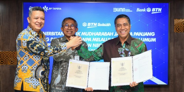 BTN Syariah Rilis Sukuk Tapera Perdana