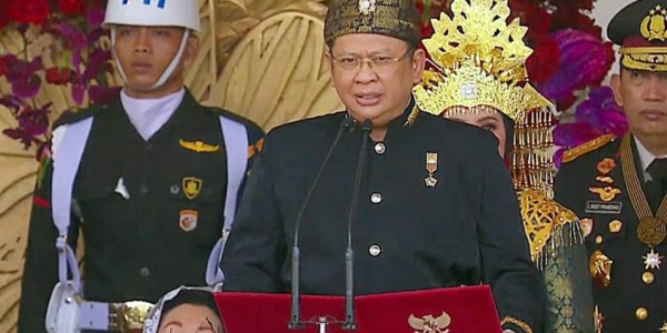 Ketua MPR RI Bacakan Teks Proklamasi di Upacara Peringatan Detik-Detik Proklamasi