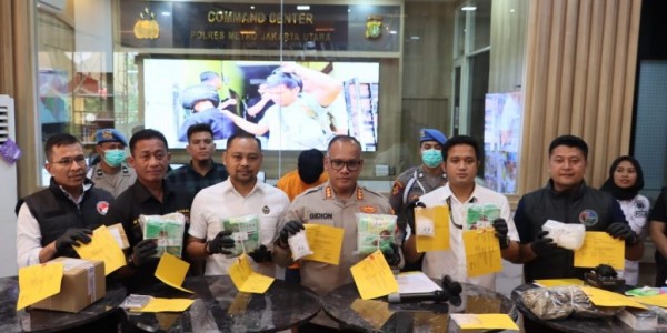 Seorang Kurir Ditangkap Polisi, Sabu Senilai Rp 5 miliar Disita