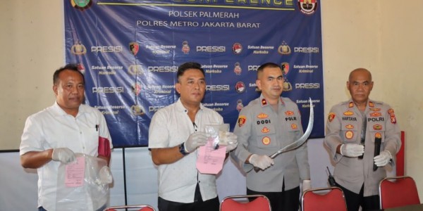 Nganggur Lalu Gasak Motor Ojol, Dua Pria di Palmerah Ditangkap