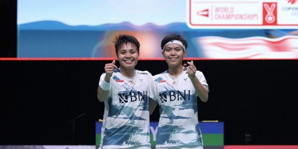Ke Semi Final BWF World Championship 2023, Apriyani/Fadia Tumbangkan Fukushima/Hirota