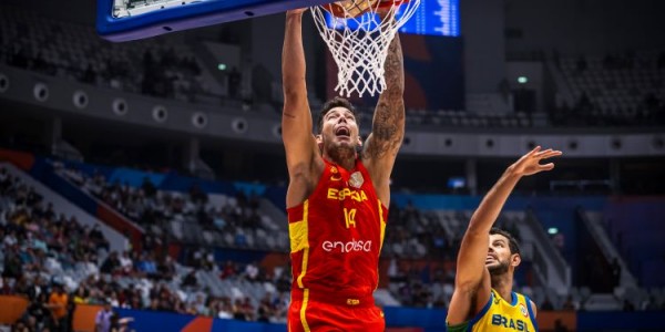 FIBA World Cup 2023, Juara Bertahan Spanyol Kalahkan Brazil 96-78